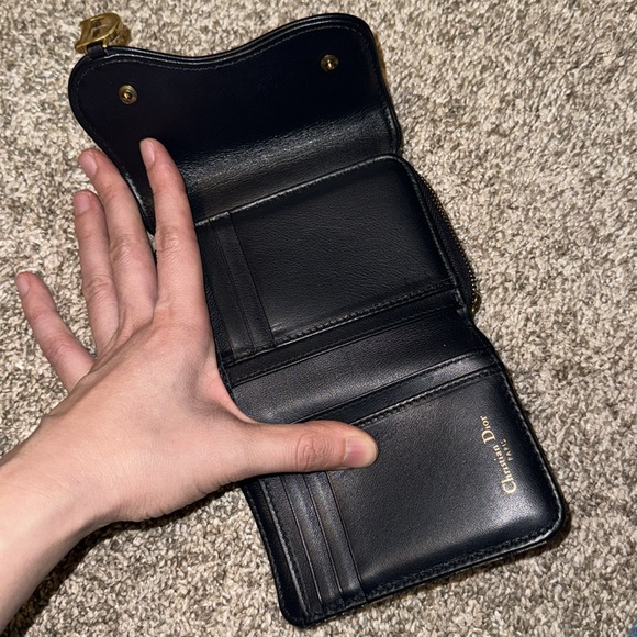 Dior saddle compact zipped wallet - Picture 2 of 6